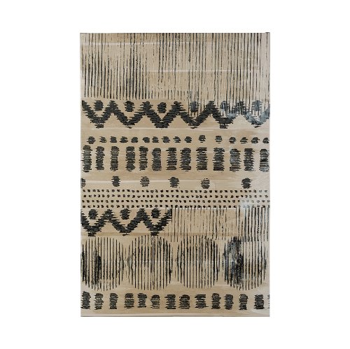 101864-L - Wool and Silk II by Tom Reeves a Hand Embellished Textured Canvas
