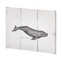 101866-L - Gray Whale by Mercana Studio a Hand Embellished Textured Canvas