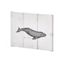 101866-S - Gray Whale by Mercana Studio a Hand Embellished Textured Canvas
