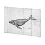 101869-L - Humpback Whale by Mercana Studio a Hand Embellished Textured Canvas