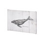 101869-S - Humpback Whale by Mercana Studio a Hand Embellished Textured Canvas