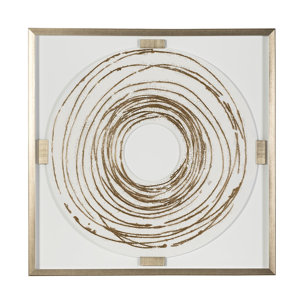 Looping by Studio M a Framed Art Print Matted under Glass