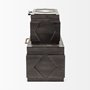 57853 - Cassia Set of 2 Brown Wooden Boxes