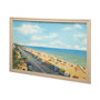 13511 - Beach Postcard II by Wild Apple Portfolio a Framed Art Print Matted under Glass