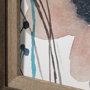 13558 - Quiet Marvels by Maya Woods a Hand Embellished Textured Framed Art Print Matted under Glass