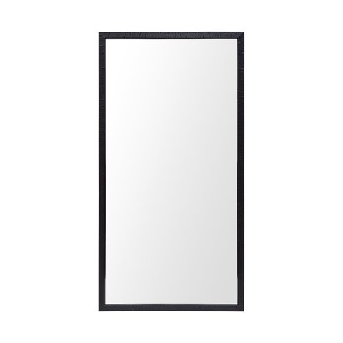 MIR-D235-P2040-DS - Bristol Black 20x40 Faux Wood Frame Bathroom Vanity Mirror
