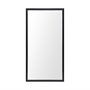 MIR-D235-P2040-DS - Bristol Black 20x40 Faux Wood Frame Bathroom Vanity Mirror