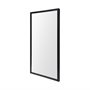 MIR-D235-P2040-DS - Bristol Black 20x40 Faux Wood Frame Bathroom Vanity Mirror