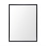 MIR-D235-P3040-DS - Bristol Black 30x40 Faux Wood Frame Bathroom Vanity Mirror