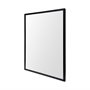 MIR-D235-P3040-DS - Bristol Black 30x40 Faux Wood Frame Bathroom Vanity Mirror