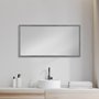 MIR-D237-P2040-DS - Bristol Grey Plain 3Mil Mirror 20 x 40