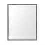 MIR-D237-P2430-DS - Bristol Grey 24x30 Faux Wood Frame Bathroom Vanity Mirror