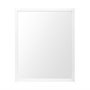MIR-D244-P2430-DS - Bristol White 24x30 Faux Wood Frame Bathroom Vanity Mirror