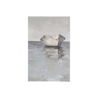 101845-S - Boat on the Horizon I by Ethan Harper a Hand Embellished Textured Canvas