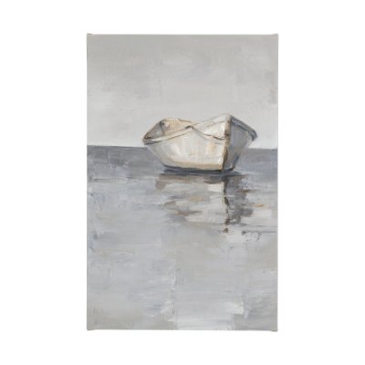 101845-L - Boat on the Horizon I by Ethan Harper a Hand Embellished Textured Canvas