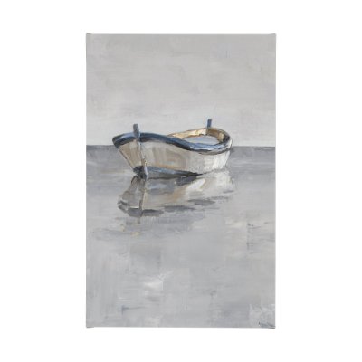 101846-L - Boat on the Horizon II by Ethan Harper a Hand Embellished Textured Canvas