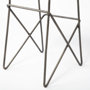 68466 - Katniss 30" Total Height Cream Fabric Seat Gold Metal Frame Bar Stool