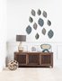 44249 - Brattea 14H Medium Metal Leaf Wall Art