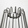 67907 - Madeline II Large Gunmetal Gray Metal Glass Test Tube Vase 