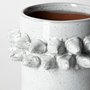 68915 - Farmhampton Small Gray Spoked Ceramic Vase 