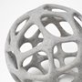 68932 - Spiro 6L x 6W Off-White Hollow Decorative Orb