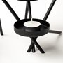 68942 - Meira Black Metal Seven Votive Table Candle Holder 