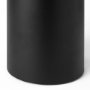 68946 - Alex Small Black Metal Cylindrical Table Candle Holder 