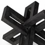 68962 - Aleph (Set of 3) Black Metal Small Medium & Large Jacks