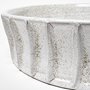 68904 - Silone (Large) 16L x 16W White Ceramic Bowl