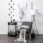 68804 - Bastian (Small) 8L x 7W Black Metal Abstract Object