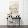 68966 - Edwards (26"H) Gold Metal Base w/ Cream Fabric Shade Table Lamp 