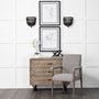 68671 - Carollan II (Large) 9L x 9W Black Geometric Wood Ball Jack