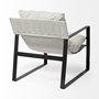 69003 - Guilia Frost Gray With Metal Frame Sling Accent Chair
