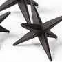 68650 - Rhea (Set of 3) Brown Cast Iron Small, Medium & Large Jacks
