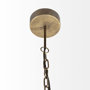 67955 - Dyson I 18x18 Black Metal Triangular Orb Pendant Light 