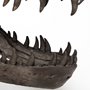 57430 - Lagrane 19L x 11W Brown Resin Tyrannosaurus T Rex Dinosaur Skull Replica