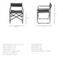 68797 - Direttore Black Iron Frame Black Leather Dining Chair