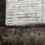 40761 - Sawmill Creek 42x62 Farmhouse White Barn Original Hand Painted on Wood Oil Painting
