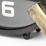 68732 - Agar Black Metal Round Table Clock