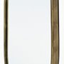 68733 - Sylvia I 24L x 35H Oval Gold Metal Frame Wall Mirror
