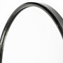 68738 - Sylvia II 24"x35" Oval Black Metal Frame Mirror 