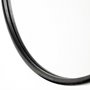 68738 - Sylvia II 24"x35" Oval Black Metal Frame Mirror 