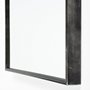 68739 - Agatha 28.0L x 2.0W x 70.0H Rounded Arch Black Metal Frame Full Length Mirror