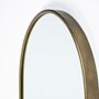 68740 - Agatha 28.0L x 2.0W x 70.0H Rounded Arch Gold Metal Frame Full Length Mirror