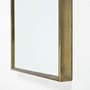 68740 - Agatha 28.0L x 2.0W x 70.0H Rounded Arch Gold Metal Frame Full Length Mirror