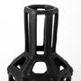 68785 - Brunel Large Black Drum-Shaped Ceramic Vase 