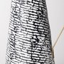 68787 - Colette Small Black/White Patterned Vase