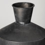 68983 - Asher Set of Two Black Metal Urns 