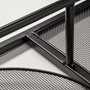 68985-AB - Navin 10x46.5 Black Metal Body White Fabric Shade Rectangular Wall Sconce 