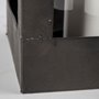 68990 - Ina Tall Charcoal Metal Candle Holder Lantern 
